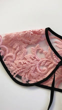 Load and play video in Gallery viewer, PINK LACE ROUND COLLAR
